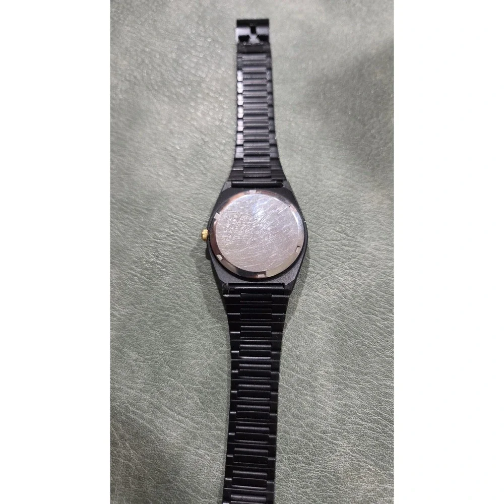 Citizen Quartz CQ Black PVD Mens Watch - 35-8479 Model GN-4W-S NEEDS BATTERY